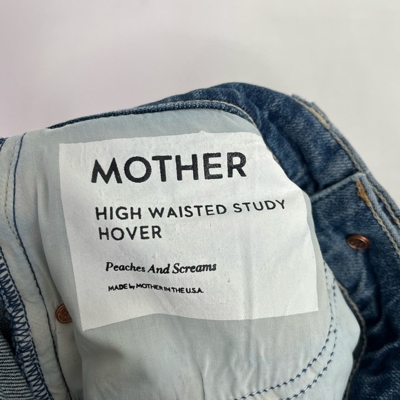 Mother Denim High Waisted Study Hover
Straight Leg Jeans Distressed Size 27 - Picture 11 of 15